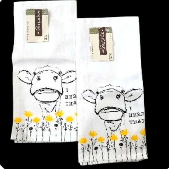 The Spring Cow Novelty Tea Towels - Picture 1 of 5